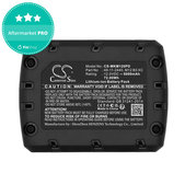 Batteria per Milwaukee M12 Redlithium XC 4.0, M12 B3 XC, M12 B4 XC, Li-Ion, 6000mAh, 12V, HQ