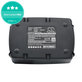 Batteria per Metabo Ahs36v, Bha 36 Ltx Compact, 6.25453, Li-Ion, 2000mAh, 36V, HQ