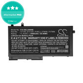Batteria per Dell Latitude 5400, Inspiron 7591 2-in-1, XV8CJ, Li-Ion, 3500mAh, 11.4V, HQ