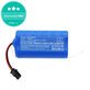 Batteria per Eufy RoboVac L30 Hybrid+, Concept VR2110 T2996011, Li-Ion, 2600mAh, 14.4V, HQ