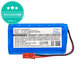 Batteria per Electropan ilife V5, V5s ICP 186500-22F-M-3S1P-S, Li-Ion, 2600mAh, 11.1V, HQ