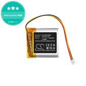 Batteria per Sennheiser GSP 350, 500, 670, AHB552826TPC-2, Li-Pol, 3.7V, 350mAh, HQ