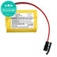 Batteria per GE A06b-6093-K001, Li-MnO2, BR-AGCF2W, 2200mAh, 6V, HQ