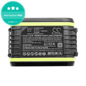 Batteria per Worx WX800.9 MAX, WX-JCR.9, WA3551.1, Li-Ion, 4950mAh, 20V, HQ