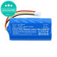 Batteria per Blaupunkt BlueBot XSMART, BPK-VCBB1XB Xboost D071-INR-CH-4S1P, Li-Ion, 3400mAh, 14.4V, HQ