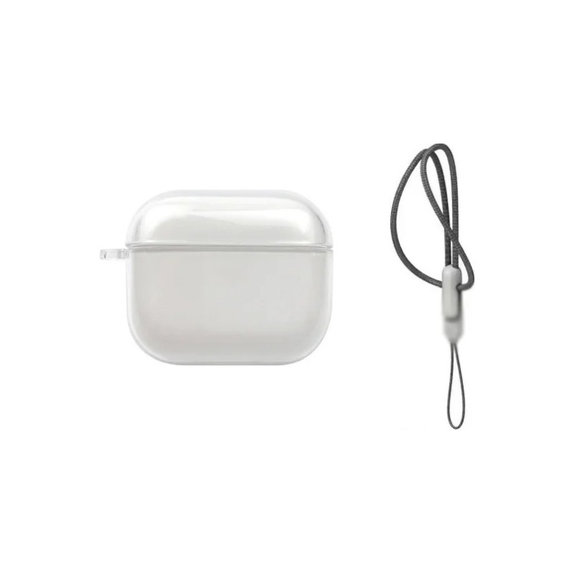 Custodia in silicone per AirPods 4, Transparent