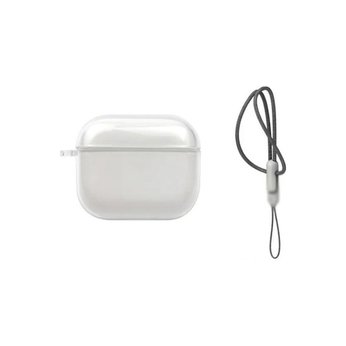 Custodia in silicone per AirPods 4, Transparent