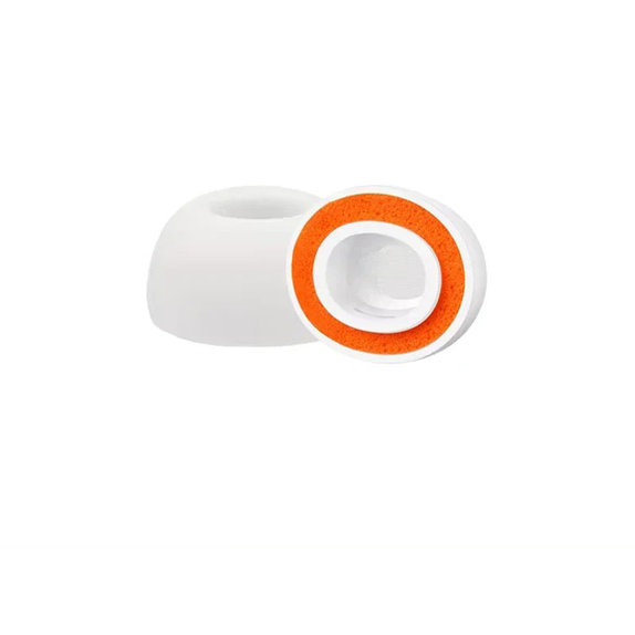 Gommini auricolari in silicone di ricambio per AirPods Pro 3, Memory Foam, M, White