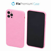 Custodia Rubber per iPhone 11 Pro Max, Pink, FixPremium