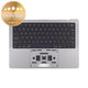 Top case con tastiera US e batteria per MacBook Pro 14", A2918 (2023), Space Gray, 661-35708, Genuine Apple