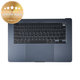 Top case con tastiera US e batteria per MacBook Air 15", A3114 (2024), Midnight, 661-40269, Genuine Apple