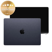 Schermo LCD per MacBook Air 13", A3113 (2024), con vetro frontale e copertura, Midnight, 661-40281, Genuine Apple