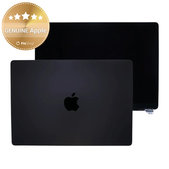 Schermo LCD per MacBook Pro 14", A3112, A3185 (2024), con vetro frontale e copertura, Space Black, 661-41794, Genuine Apple