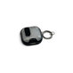 Custodia in silicone con supporto per telefono e moschettone per AirPods 4, Black