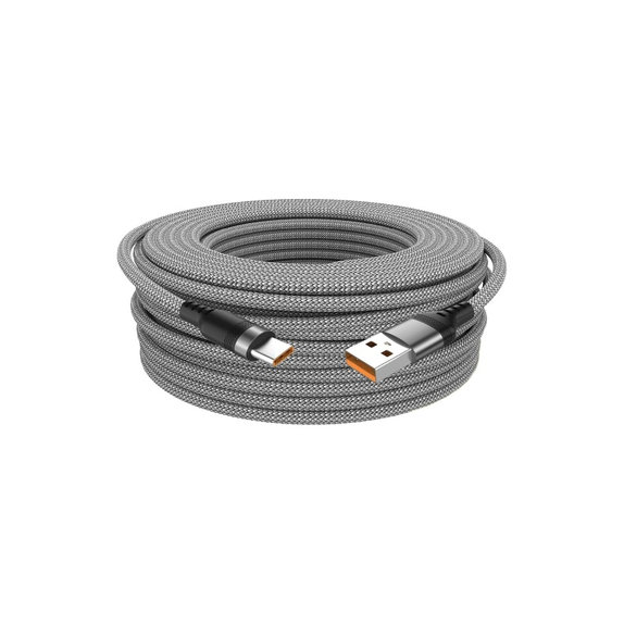 Cavo USB-C / USB-C, 6A, 2m, Gray