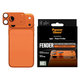 Protezione obiettivo Fender per iPhone 17 Pro Max, Arancione, PanzerGlass