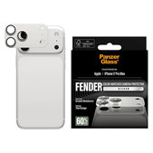 Protezione obiettivo Fender per iPhone 17 Pro Max, Argento, PanzerGlass