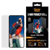 Vetro temperato UWF 2-Way Privacy con FASTFIT In-A-Box per Samsung Galaxy S26 Ultra, Trasparente, PanzerGlass