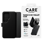 Custodia Wallet Tango Two-In-One con QI per Samsung S26 Ultra, Nero, CARE