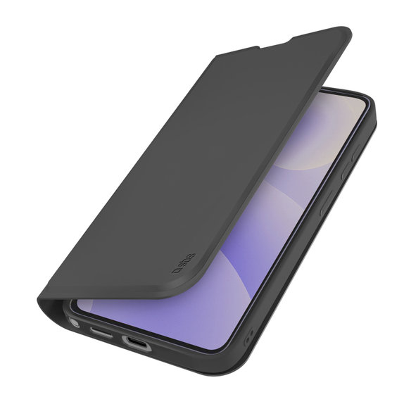 Custodia Book Wallet Smooth per Samsung S26 Ultra, Black, SBS