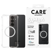Custodia Samba con QI bianco per Samsung Galaxy S26+, Trasparente, PanzerGlass