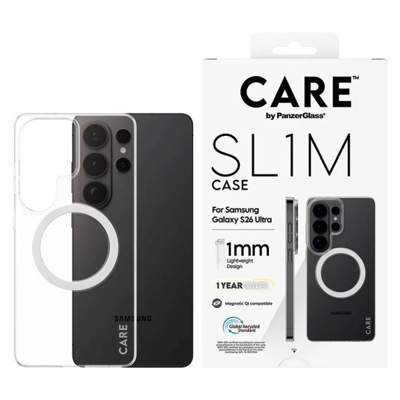 Custodia SL1M per Samsung Galaxy S26 Ultra, Trasparente, PanzerGlass