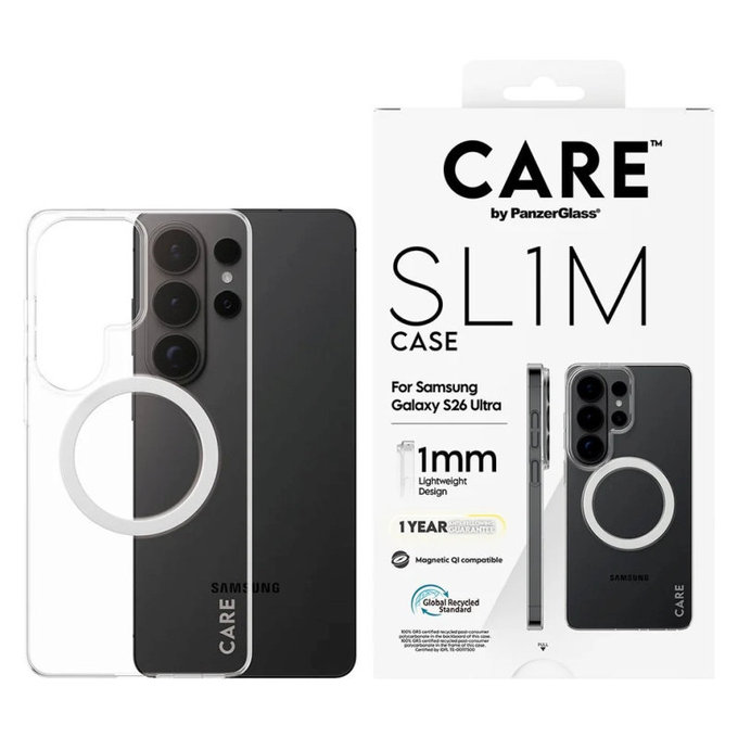 Custodia SL1M per Samsung Galaxy S26 Ultra, Trasparente, PanzerGlass