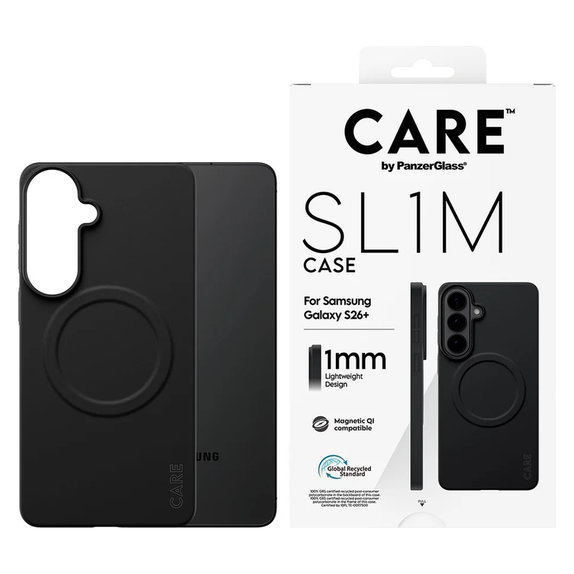 Custodia SL1M per Samsung Galaxy S26+, Nero, PanzerGlass