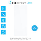 Vetro temperato 10 pz. per Samsung S24+, FixPremium