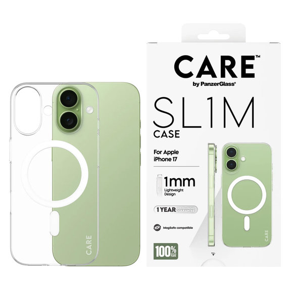 Custodia SL1M per iPhone 17, Trasparente, PanzerGlass
