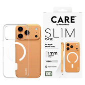Custodia SL1M per iPhone 17 Pro, Trasparente, CARE