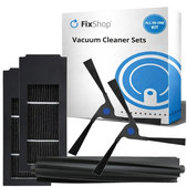 Set di ricambio per Ecovacs Deebot X2 Omni (1x spazzola principale, 2x filtro, 2x spazzola laterale)