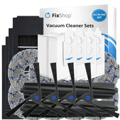 Set di ricambio per Ecovacs Deebot X2 Omni (2x spazzola principale, 4x filtro, 4x spazzola laterale, 8x panno lavapavimenti, 4x sacchetto raccoglipolvere)