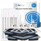 Set di ricambio per Ecovacs T20, T20 Max, T20 Pro (2x spazzola principale, 4x filtro, 4x spazzola laterale - White)