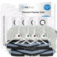 Set di ricambio per Ecovacs T20, T20 Max, T20 Pro (2x spazzola principale, 4x filtro, 4x spazzola laterale - White, 8x panno lavapavimenti, 4x sacchetto raccoglipolvere)