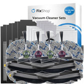 Set di ricambio per Ecovacs X1 Omni, T10 (2x spazzola principale, 4x filtro, 4x spazzola laterale, 8x panno lavapavimenti, 4x sacchetto raccoglipolvere)