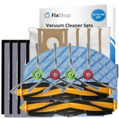 Set di ricambio per Yeedi Vac 2 Pro (2x spazzola principale, 4x filtro, 4x spazzola laterale, 4x panno lavapavimenti, 4x sacchetto raccoglipolvere)