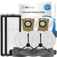 Set di ricambio per Xiaomi Dreame L20 Ultra, X20 Pro, X20 Plus (1x spazzola principale, 2x filtro, 2x spazzola laterale - Black, 4x panno lavapavimenti, 2x sacchetto raccoglipolvere)