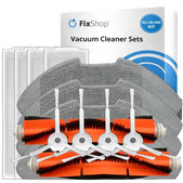 Set di ricambio per Xiaomi Mi Robot Vacuum Mop 2 Pro, 2 Lite (2x spazzola principale, 4x filtro, 4x spazzola laterale, 4x panno lavapavimenti, 4x sacchetto raccoglipolvere)
