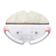 Supporto panno mop con panno per Roborock S5 Max, S6 MaxV