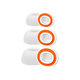 Punte auricolari di ricambio in silicone per AirPods 3 Pro, memory foam, set (L, M, S), bianco