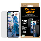Vetro temperato UWF Privacy con applicatore per Samsung Galaxy A57, Trasparente, PanzerGlass