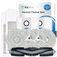 Set di ricambi per Ecovacs T20, T20 Max, T20 Pro (1x spazzola principale, 2x filtro, 2x spazzola laterale - White, 4x panno mop, 2x sacchetto polvere)