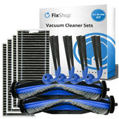 Set di ricambi per Ecovacs Deebot X9 Pro Omni (2x spazzola principale, 4x filtro, 4x spazzola laterale)