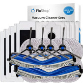 Set di ricambi per Ecovacs Omni T30 (2x spazzola principale, 4x filtro, 4x spazzola laterale, 8x panno mop, 4x sacchetto polvere)