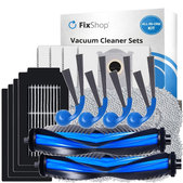 Set di ricambi per Ecovacs Deebot T30C Omni (2x spazzola principale, 4x filtro, 4x spazzola laterale, 8x panno mop, 4x sacchetto polvere)