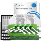Set di ricambi per iRobot Roomba e-series, i-series, j-series (2 paia di spazzole principali, 4x filtro, 4x spazzola laterale, 4x sacchetto polvere)