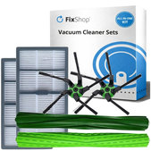 Set di ricambi per iRobot Roomba S9, S9+ (1 paio di spazzole principali, 2x filtro, 2x spazzola laterale)