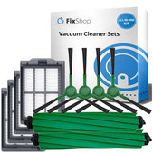 Set di ricambi per iRobot Roomba Plus 405 Combo, 505 Combo (2x spazzola principale, 4x filtro, 4x spazzola laterale)