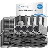 Set di ricambi per Mova P50 Ultra (2x spazzola principale, 4x filtro, 4x spazzola laterale, 8x panno mop, 4x sacchetto polvere)